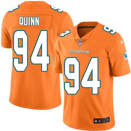 Nike Miami Dolphins #94 Robert Quinn Orange Youth Stitched NFL Limited Rush Jersey->youth nfl jersey->Youth Jersey